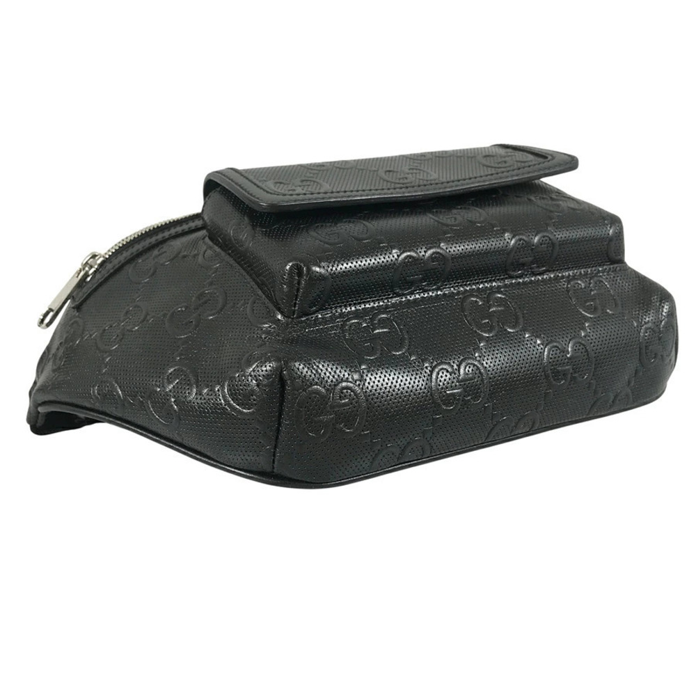 Gucci GG Embossed Belt Bag Leather Body - Picture 3 of 7